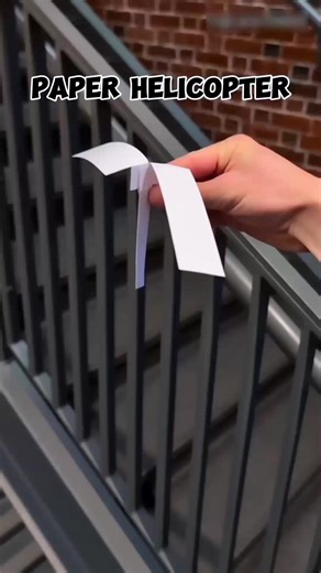 (TUTORIAL) How to make Origami Paper Helicopter | #fyp #foryou #origami