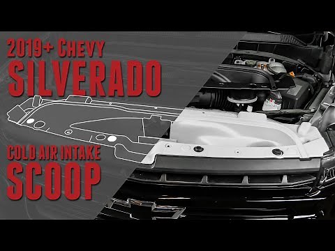 2019+ Chevy Silverado TruPower by STILLEN Cold Air Intake Scoop