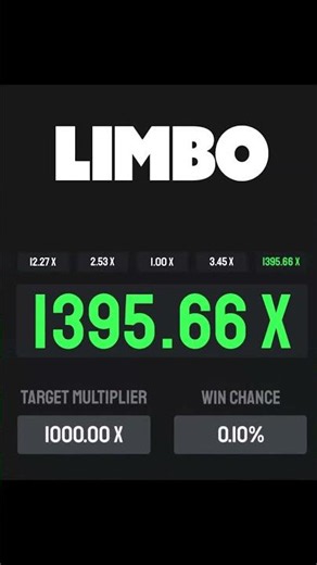 €100,000 WIN on Limbo (1400x)