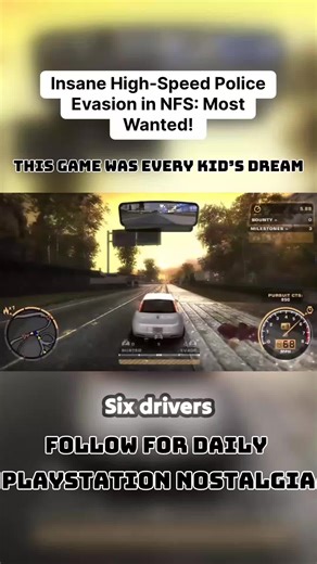 Nostalgic Moments of Need for Speed Most Wanted on PS2