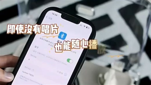 赛塔林（syitren）T400 黑胶唱片机复古留声机蓝牙动磁黑胶片