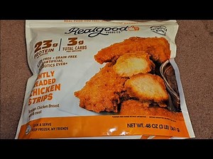 Costco Sale Item Review Realgood Foods Co. Lightly Breaded Chicken Strips Boneless Taste Test