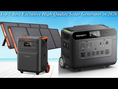 Best SOLAR Generators of 2026 Top 5 High Quality Options
