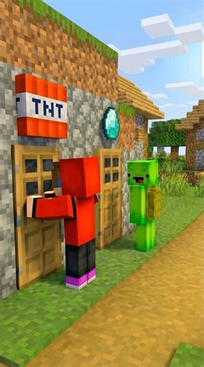 Mikey and JJ Door Challenge | #minecraft