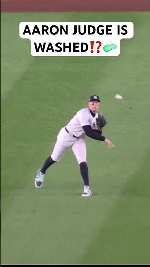 AARON JUDGE ERROR ON ROUTINE FLY BALL?! #mlb #worldseries #highlights