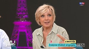 Evelyne Dhéliat engagée pour l'association Ruban Rose - Bonjour ! | TF1+