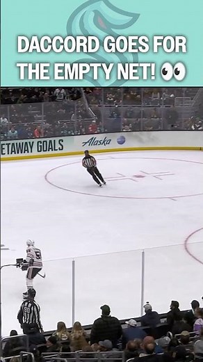 Daccord goes for a GOALIE GOAL! 👀