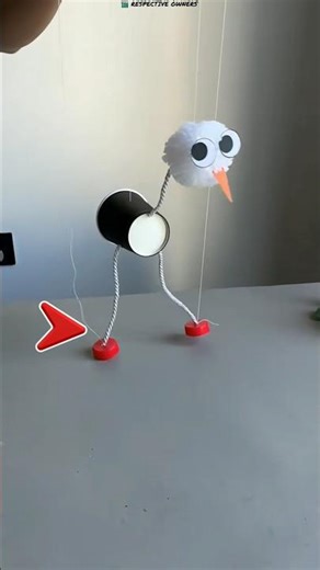 😱 Hath se control hone wali chidiya bana di is ladke ne! #shorts #ytshorts #creativeart #katputli