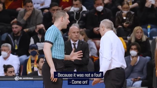 15K views · 181 reactions | #BasketballCL Referee Manuel Mazzoni's Mic'd Up content is what you need today  | FIBA | Facebook