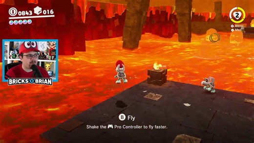 Many large steps in the stars! - Super Mario Odyssey with Bricks 'O' Brian