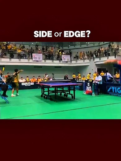 12K views · 74 reactions | Side or Edge Ball? #UAAPSeason88 #UAAP #pingpong #tabletennis #onepaddler #Challenge -ctto | One Paddler | Facebook