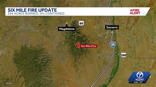 Six Mile Fire growing