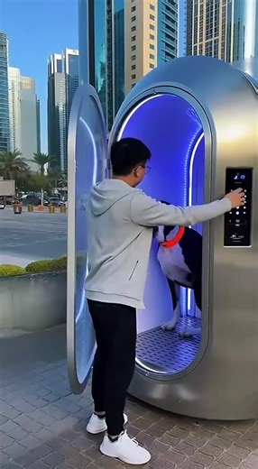 Revolutionary Outdoor Pet Shower Machine in Dubai