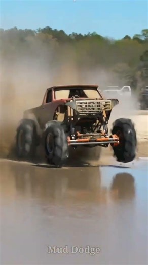 Ford Mega Truck Goes BEAST MODE at Fastrax Mudbog! 💪| #shorts