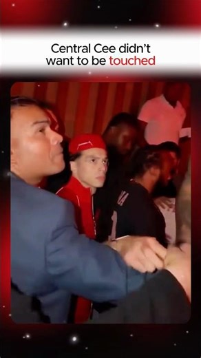 Central Cee didn’t want to be touched 🤣 #CentralCee #Cench #shorts