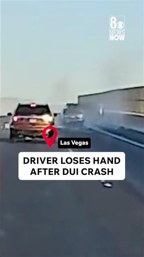 Driver loses hand after DUI crash #news #LasVegas