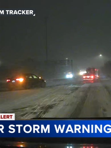 ABC7 is tracking lake-effect snow in the Chicago area as a Winter Storm Warning went into effect Friday evening. #news #chicagonews #illinois #weather #snow