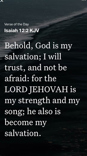 Isaiah 12.2 #Prayers #Faith