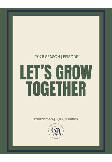 🌿 Season 2026: Episode 1 Conference Prep Vlog One month out from The Growth Conference and I’ve decided to document the journey — the real work behind building something sacred. Today’s Goals: ✅ Reach out to conference coordinator ✅ Create meeting agenda ❌ Sidebar about Pocket of Hope ✅ Paper registration form ❌ Think through virtual conference option ✅ Meet with Executive Team Not perfect. But progress. This is what stewarding the vision looks like in real time. 🌱 See you in Episode 2.
