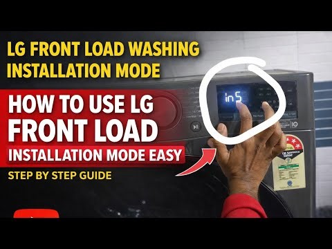 Lg front load washing installation mode how to use LG frunt load washing machine #lgwashingmachine