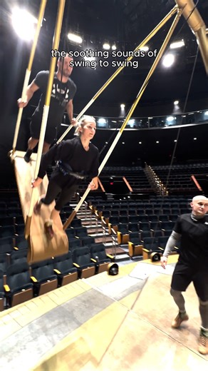 the soothing and satisfying sounds of swing to swing on Drawn to Life by Cirque du Soleil & Disney 😌 Book your tickets NOW! 🎪 cirk.me/4nfGqPk 🤸‍♂️ Aksinya Nagibina Keiran Bourke Yuliya Ardziakova Evgenia Goriacheva Dina Krasko #cirquedusoleil #drawntolife #asmr #acrobat | Cirque du Soleil