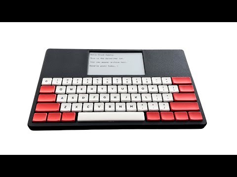 Zerowriter Ink - Your Open-Source E-Paper Typewriter