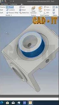 Autodesk Inventor Tutorial: Special Pipe Fitting Design (Beginner-Intermediate) #autodesk #Inventor