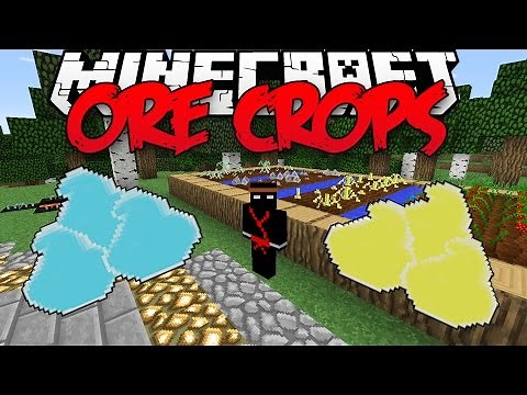 Minecraft | Ore Crops Mod "GROW GOLD & DIAMONDS!" | 1.8