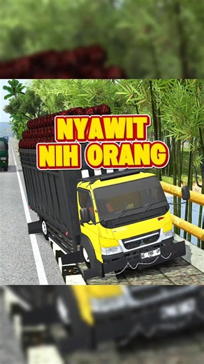 truck aspal ganti profesi jadi ninja sawit🗿 #truckoleng #bussid #fyp