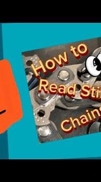 How to read and identify a Stihl Chain by numbers. What chainsaw chain do I have and how to know.