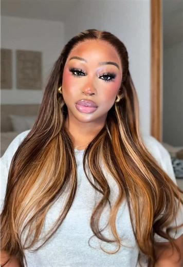 Brown Ombre Highlights Loose Body Wave Wig Review