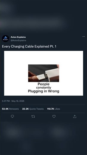 USB-A | Every Charging Cable Explained Pt. 1 #techshorts #tech #viral #trending