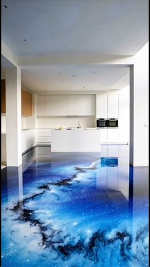 A cinematic timelapse of the transformation of a luxurious modern kitchen.