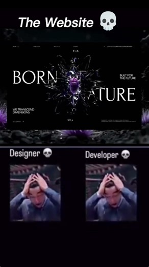 💀 This Website Broke My Brain!#design #developer #web #shorts