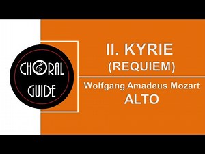 Kyrie (Requiem) - ALTO | WA Mozart