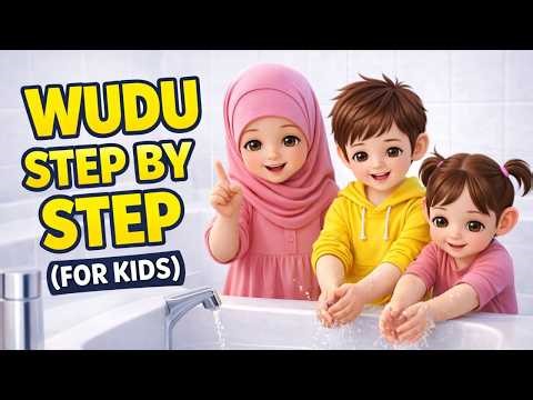 Learn Wudhu Step by Step 💧 | Beautiful Nasheed for Kids | Islamic Learning Song