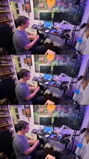 15 comments | A little timelapse of my friend Joel teaching my dad...