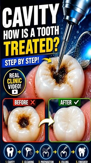 How Dentists Remove Cavities 🦷 | Real Tooth Filling Procedure Step by Step