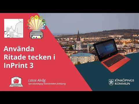 Installera och använda Ritade tecken i InPrint 3