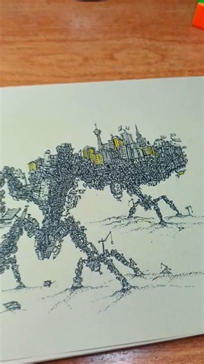 Before and after. My drawing. #art #drawing #sketch #myart #trending #shorts