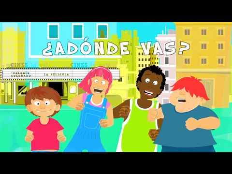 ¿Adónde vas? wh-questions in Spanish. Song to learn questions in Spanish for kids
