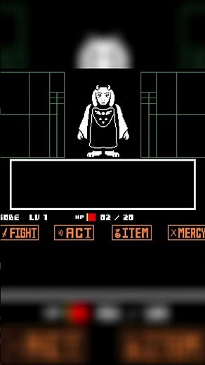 Toriel Boss Undertale Pacifist Route Gameplay