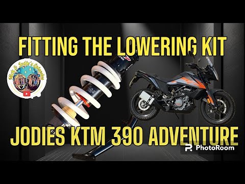 KTM 390 Adventure Lowering Kit Shock & Side Stand Install