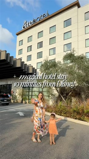 this magical hotel stay is just 10 minutes from Disney ✨🏨
