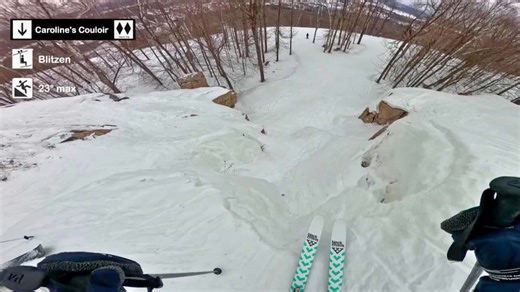 Wisconsin's "Corbet's Couloir" is small but daunting