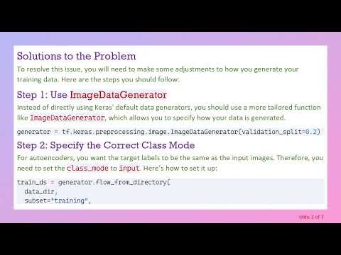 Resolving the ValueError in Keras Autoencoder: logits and labels Must Match