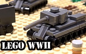 乐高第二次世界大战库尔斯克会战MOC-1943年苏联vs德国