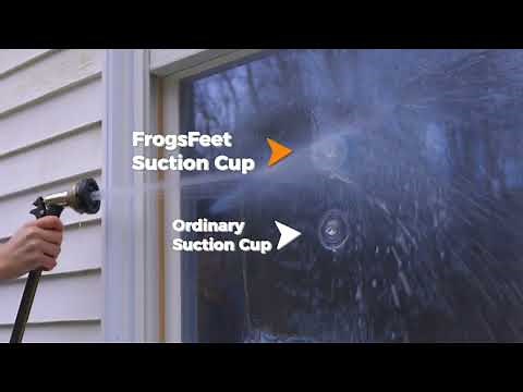 How to Make Suction Cups Stick Better & Stronger onto Glass Surfaces - FrogsFeet Suction Cups™