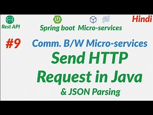 Send HTTP Request in Java | Spring RestTemplate| Consume a microservice with in another microservice