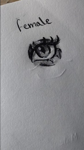 How to draw Cat Eyes male and female Tutorial ✏️ #drawing #tutorial #howtodraw #eyes #art